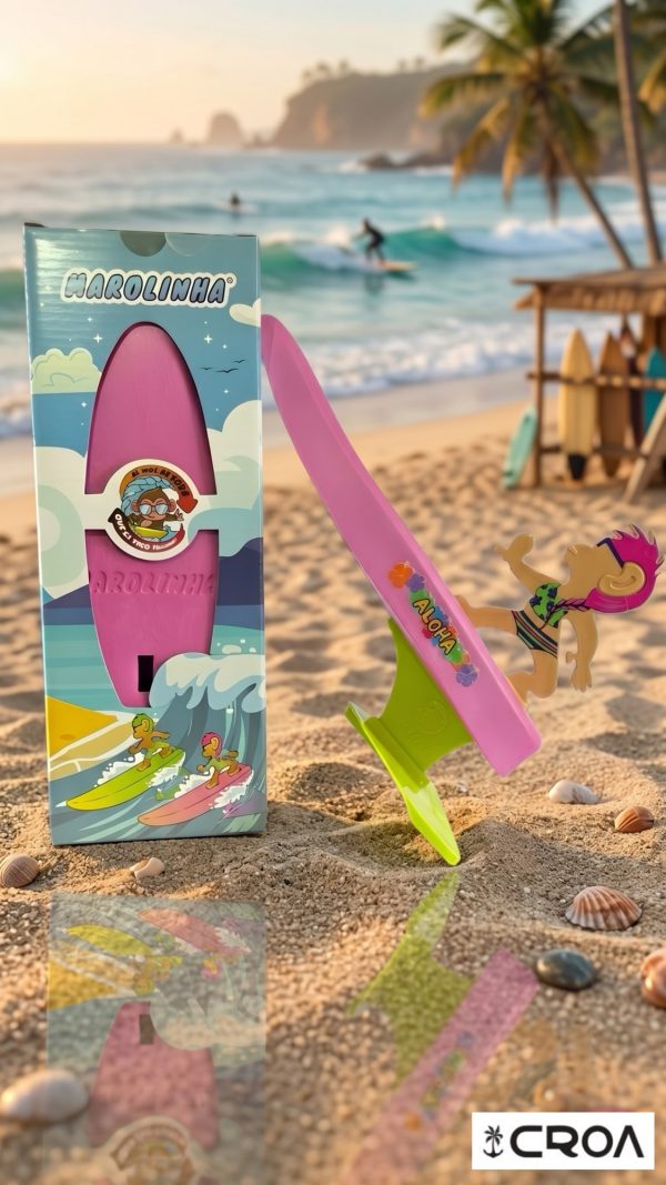 Brinquedo Surfista Marolinha para Praia e Piscina - Rosa