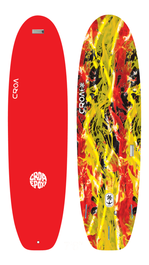 Softboard CROA EPOXY RHINO - Vermelha