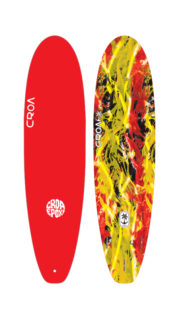 Softboard CROA EPOXY SHARK - Vermelha